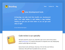 Tablet Screenshot of beanbaginc.com